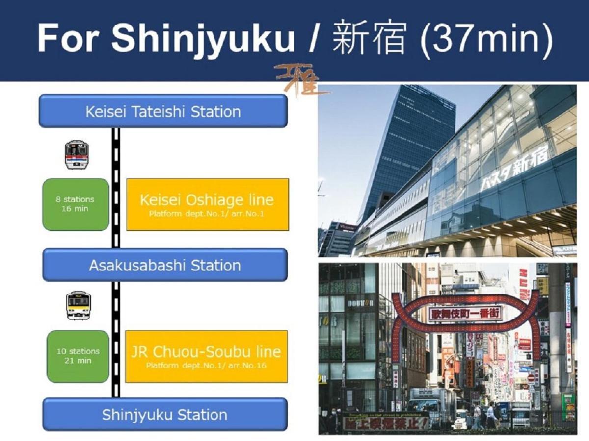 Vacation Rental Miyabi/Downtown/Tokyo Airport 外观 照片